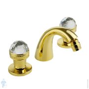 Смеситель для биде Migliore AXO SWAROVSKI на 3 отверстия, золото ML.AXO-625F.DO