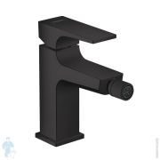 Смеситель Hansgrohe Metropol 32520670 для биде, сливной клапан, черный матовый