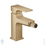 Смеситель Hansgrohe Metropol 32520140 для биде, сливной клапан, шлифованная бронза