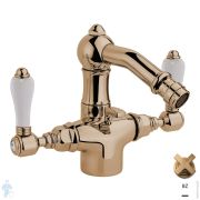Смеситель Nicolazzi Petit Mont Blanc для биде, поворотный излив, бронза 1434BZ78