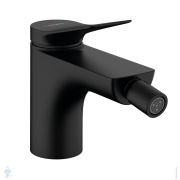 Смеситель Hansgrohe Vivenis 75200670 для биде, однорычажный, со сливным гарнитуром, матовый черный