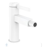 Смеситель Hansgrohe Finoris 76200700 для биде, однорычажный, сливной клапан Push-Open, матов.белый