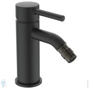 Смеситель для биде Ideal Standard CERALINE BC197XG однозахватный, донный клапан, черный матовый