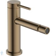 Смеситель Hansgrohe Tecturis S для биде, с донным клапаном, шлифованная бронза 73201140
