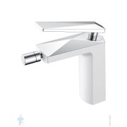 Смеситель Boheme Venturo 376-W для биде, на 1 отверстие, однозахватный, белый+хром