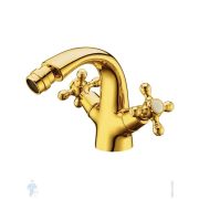 Смеситель Boheme Tradizionale Oro 296 для биде, на 1 отверстие, двухзахватный, золото