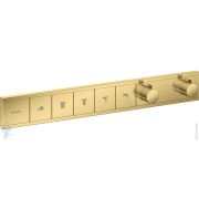 Смеситель для душа Hansgrohe RainSelect встраиваемый, термостат, 5 функций золото полир. 15384990