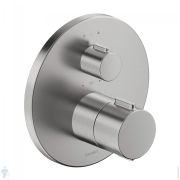 Смеситель для ванны/душа Duravit встраиваемый, термостат, внеш. часть, нерж. сталь TH4200014070