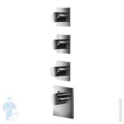 Смеситель для раковины Hansgrohe Rebris S 72584670 с металлическим сливным гарнитуром, мат.черный