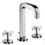 Смеситель Hansgrohe Logis для умывальника, поворотный излив, с донным клапаном черный мат. 71130670