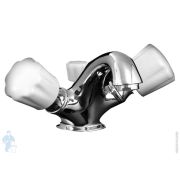 Смеситель для раковины Devon&Devon Morris DDMR310CR двухзахватный, д/к,хром