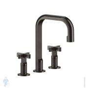 Смеситель Gessi Inciso 58114.299 для умывальника, на 3 отверстия, черный