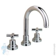 Смеситель для раковины Nicolazzi Mac Kinley 2208CR27 на 3 отверстия, хром, декор Monte Croce