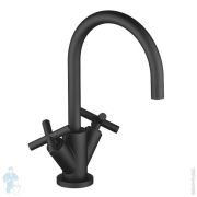 Смеситель для раковины Dornbracht Tara 22513892-33 поворотный излив, вылет 165 мм, черный матовый