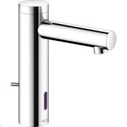 Смеситель для раковины Keuco IXMO 125 мм, электронный, фикс. излив, от батареек, хром 59511011100