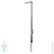 Душевая панель Fantini MilanoSlim 7238H001 с гидромассажем, термостат, верхний/руч. душ, мат.сталь