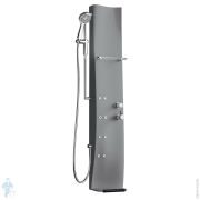 Душевая панель Novellini Dress 280х1540 мм, г/м, смеситель, серый DRESS2VM-29