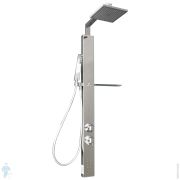 Душевая панель Novellini Revif Plus 100х1180 мм, г/м, смеситель, нерж. сталь REV1VM-K