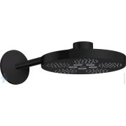 Верхний душ Axor One 48492670 280 2jet с настенным держателем 389мм, цвет: чёрный матовый