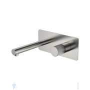Смеситель Boheme Stick 125-NB.3 для раковины, встраиваемый, однозахватный, ручка:linea, никель браш