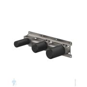 Лейка душевая KLUDI DIVE X 3S круглая, 3 режима, черный матовый 6983039-00