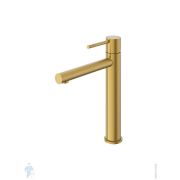 Смеситель CEZARES RELAX RELAX-LC2-BORO-W0 182 мм,для раковины,однозахватный,фиксир.излив,браш.золото