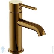 %.Смеситель Damixa Scandinavian Pure для раковины, однозахватный, золото 360210600