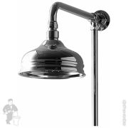 Верхний душ Devon&Devon MARK3182CR d200 мм с душевой стойкой, цвет:хром