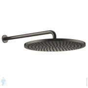 Верхний душ Dornbracht Tara 28659970-99 d.400мм, настенный, кронштейн, Dark Platinum matt