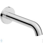 Излив Duravit C.1 для ванны 205 мм, накладка круг, хром C15240010010