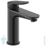 Смеситель для раковины Duravit Wave M однозахватный, низкий излив 111мм, цвет: черный WA1020002046