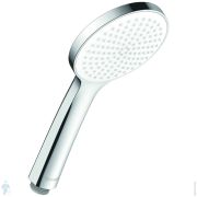 Лейка для душа Duravit UV0652013010 MinusFlow, 1 режим, расход 9 л/мин, хром/белый