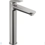 Смеситель для раковины Duravit Wave XL однозахватный, высокий излив 236мм, нерж. сталь WA1040002070