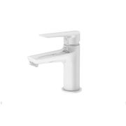 Смеситель для раковины ESKO Lagos White LG26W однозахватный, низкий излив, цвет: белый