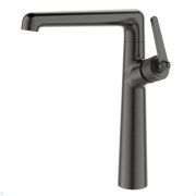 Смеситель для умывальника ESKO Bangkok Gun metal BG25GM однозахватный, высокий излив, темно-серый