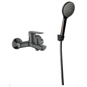 Смеситель для ванны/душа ESKO Lagos Gun Metal LG54GM однозахватный, короткий излив, темно-серый