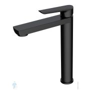 Смеситель для раковины ESKO Lagos Black LG25B однозахватный, фиксированный излив, черный
