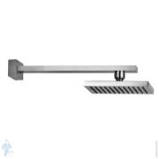 Верхний душ Gessi Rettangolo 20148.031 с настенным кронштейном, 140х216 мм, хром
