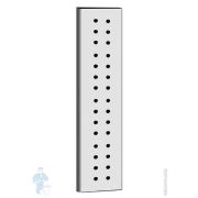 Форсунка боковая Gessi Rettangolo K 32975.031 для душа, 240 мм, хром