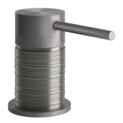 Смеситель Gessi 316 Trame 54305.239 для удаленного управления, встр. в столешницу, сталь браш