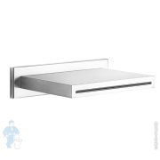 Излив настенный Gessi Inciso 20293.238 для ванны, каскадный, длина 152 мм, сталь зеркальная