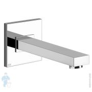 Излив настенный Gessi Rettangolo K 20120.031 для ванны, длина 187 мм, хром
