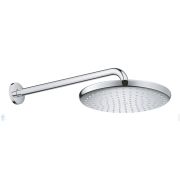 Верхний душ Grohe Tempesta 26663000 круг, 250мм, 1 режим струи, настенный кронштейн 380 мм, хром
