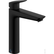 Смеситель Hansgrohe Logis для умывальника, излив 190 мм, с донным клапаном, черный мат. 71090670