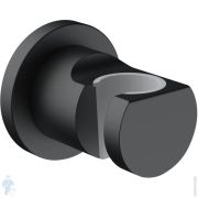 Держатель для душа KLUDI NOVA FONTE Puristic настенный, черный матовый 2055239-15