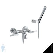Смеситель для ванны/душа Nicolazzi Mac Kinley 05 2202NEM29 настенный, двухзахватный, черный мат