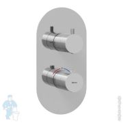 Клавиша смыва Ravak Chrome X01454 двойной смыв, металл, цвет: сатин/хром