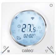Терморегулятор CALEO С935 Wi-Fi встраиваемый, цифровой, программируемый, кнопочный 3,5 кВт, белый
