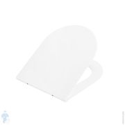 Сиденье дюропласт CEZARES Soft Close, металлическое крепление, белое CZR-870-SC