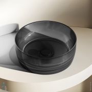 Раковина накладная Ceramicanova Grace 910х457х137 прямоуг., с отв. под смеситель, черный CN7019MB